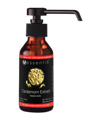 Extractul lichid de cardamon complet natural de la Essentia este cel mai simplu mod de a prepara singur un ceai delicios cu condimente sau orice fel de mâncare si poate fi consumat in orice moment al zilei.