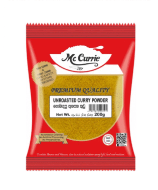 Praf de curry neprajit 200g McCurrie