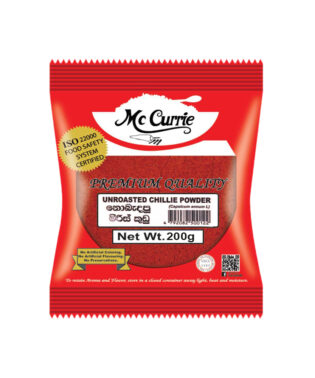 Praf de ardei iute neprajit 200g McCurrie
