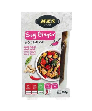 Soy Ginger este o creație culinară tentantă care îmbină armonios aromele bogate ale bucătăriei tradiționale din Sri Lanka cu esența exotică a sosului de soia și a ghimbirului.