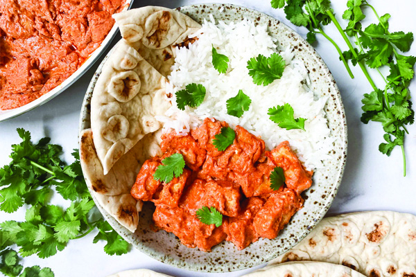 “Butter chicken” vegan (cu tofu)